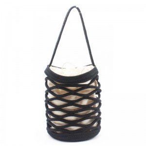 Eccochic Design Hand Made Cotton Rope Bucket Bag