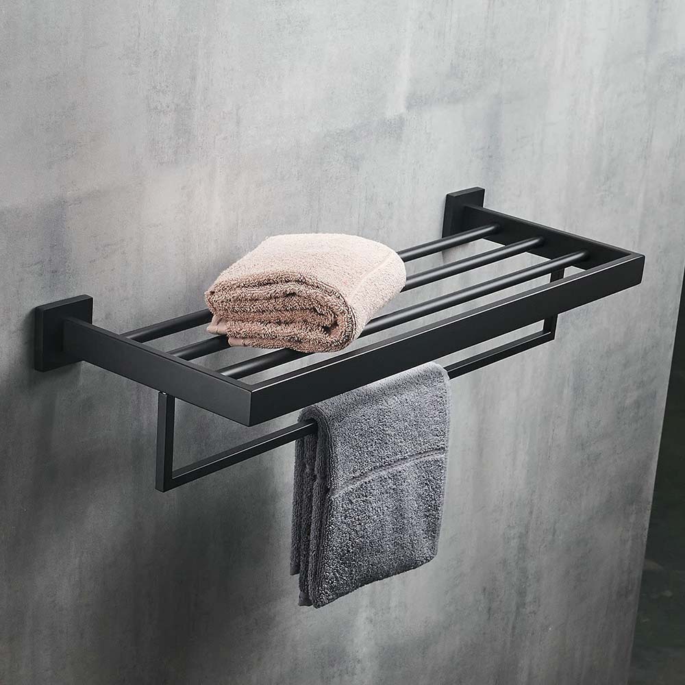 Type 304 Stainless Steel Wall-mounted Bathroom Towel Rack Featured Image
