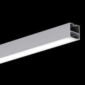 Pagrindinė apšvietimo linijinio apšvietimo profilio sistema LED juostinio apšvietimo lubos kambariui ECP-5050