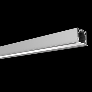 Ներկառուցված տիպի ալյումինե գծային լուսավորության պրոֆիլային համակարգ LED շերտի լույս ECP-5535