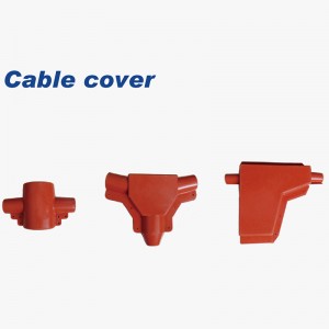 Прилагодено црвено/сиво висококвалитетно капаче за високонапонски кабел