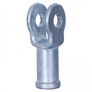 Insulator End Fittings Y Tipe Ball Clevis Ends Forging Steel Galvanized Clevis