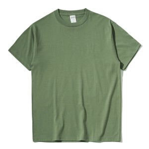 Bamboo Cotton Heavy løs t-shirt til mænd og kvinder med specialdesignet logo