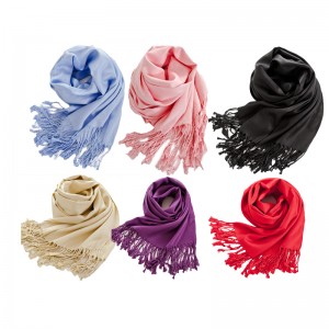 ECOGARMENTS Wholesale Soft Absorbent Solid Color Bamboo Fiber Scarf Kane Wahine Shawls