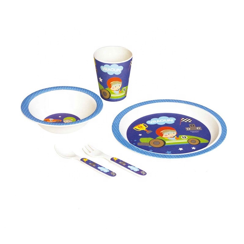 Praktični set dječjeg posuđa protiv klizanja na visokim temperaturama, moderna zdjela za blagovanje koja štiti okoliš