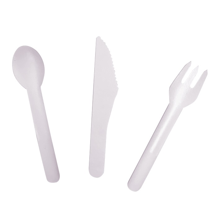 Sendok garpu sendok garpu pisau kertas sendok garpu biodegradable sekali pakai ramah lingkungan khusus untuk pesta