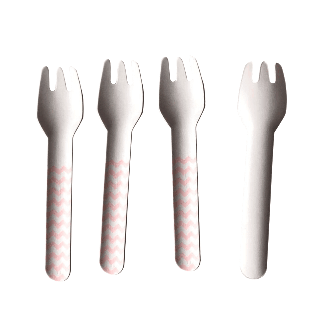 Custom eco-friendly disposable compostable biodegradable flatware paper knifes forks spoons for restaurant Featured Image