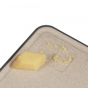 Anti-bacterial kitchen wheat straw plastic meat cutting board chopping board with handle