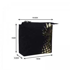 Kombinirajte crnu i zlatnu svijetlu luksuznu torbicu CNC094