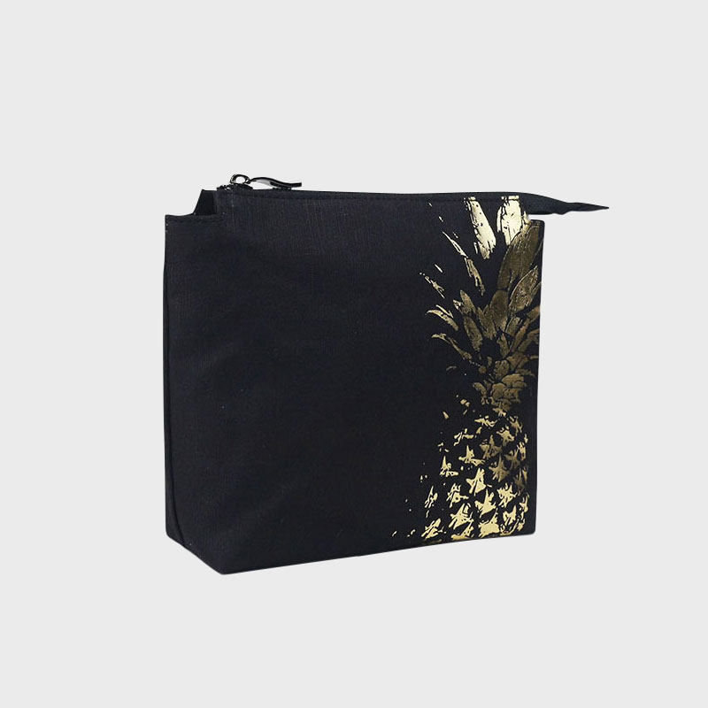 Kombinacija črne in zlate svetle luksuzne torbice CNC094
