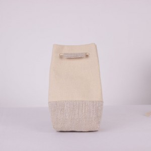 Модна рециклирана памучна чанта со врвка – CBC087