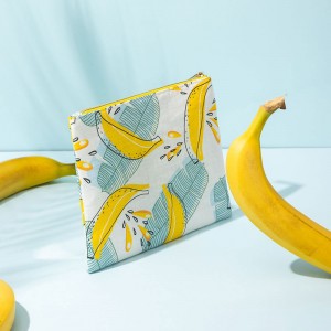 100% סיבי בננה טבעיים חמודים על שקית הדפסה CNC138