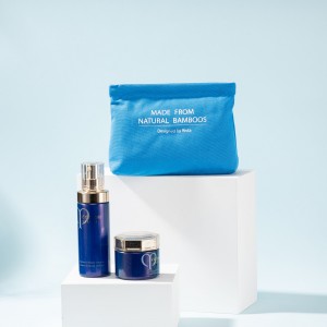 Bolsas de cosméticos ecolóxicas personalizadas/bolsa de viaxe organizadora-CBB078
