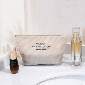 Kozmetična torbica Essential Pouch iz recikliranega bombaža in jute-CBC086