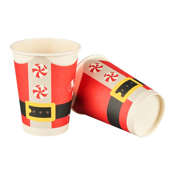Компостируеми хартиени чаши за еднократна употреба Екологични, еднократни чаши с капаци на едро (1)