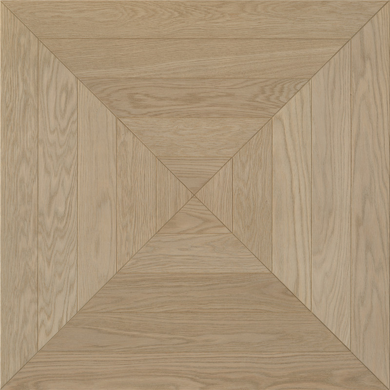 Yakagadzirirwa European Oak Yakashungurudzika Injiniya Multilayer Versailles Parquet Wood Flooring