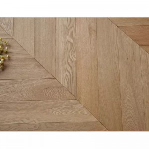 Wopanga ku China European Oak Chevron Parquet Wood Flooring