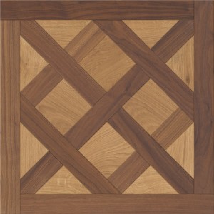 高性能の中国の高品質の純木の顧客用アート寄木細工の床