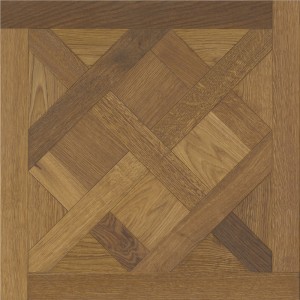 Ịrụ ọrụ dị elu China High Quality Solid Wood Custom Emere Art Parquet Floor