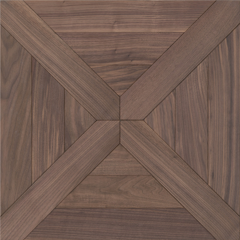 Tystysgrif CE Tsieina Naturiol Walnut Wood Teils Lloriau / Versailles Walnut Parquet Flooring / Walnut Wood Flooring