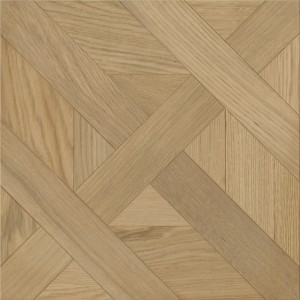 オーク & ウォールナット & チークウッド エンジニアリングベルサイユ寄木細工の床材 シャンティ寄木細工の床材