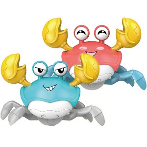 声控电动螃蟹玩具