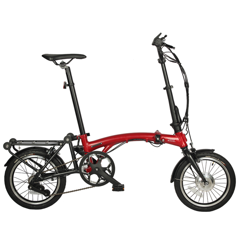 mini city 350W smart 16 inch folding electric bike，fold up ebike