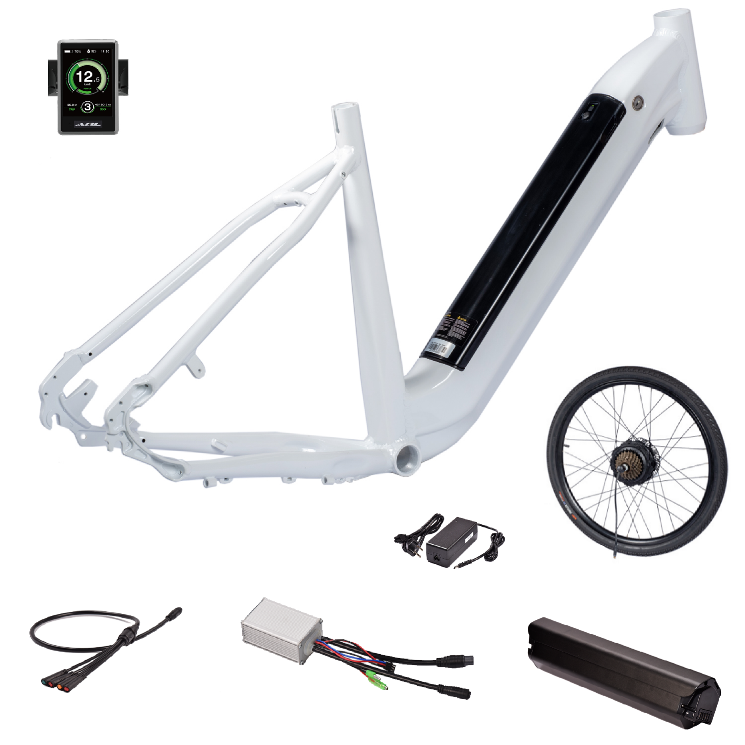 Trek Step Through Electric Bike Frame With Hub Motor Conversion Kit