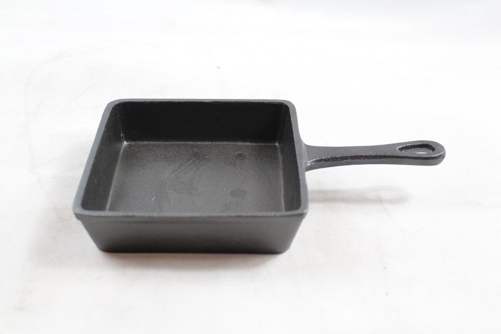 Wholesale Cast Iron Grill Pan With Lid - Cast iron pre seasoned square skillet   – EFhomedeco