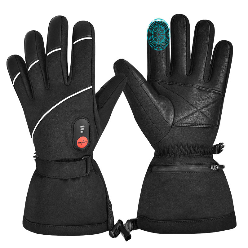 SAVIOR Zunanje vodoodporne ogrevane rokavice, odporne na veter, za smučanje, deskanje na snegu