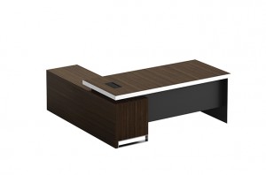 executive table with 3-Drawer Pedestal and Right Return