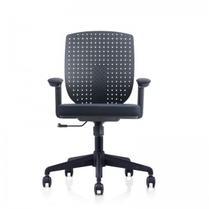 Mesh Back Fabric Seat Computer Chair with back support