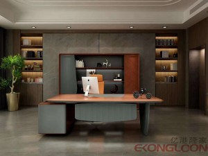 Wholesale Medical Office Furniture - high end and luxury executive office desk 2022 ED-9527 – YiKongLong