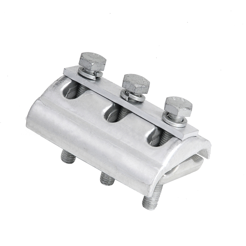 3-Schrauben-Aluminiumlegierungs-Parallelnutklemme APG-B3 für die Montage von Mastleitungskabeln