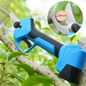 28mm Electric Pruning Shears Lithium Battery Electric Scissors 2.0Ah