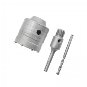 3PCS Wave Design Spline Power Rotary Hammer Core Bit Set para sa Masonry Drilling