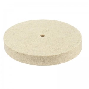60 * 6mm Woll Rad Wood poléieren Pad Spigel Felt Wheels poléieren Disc