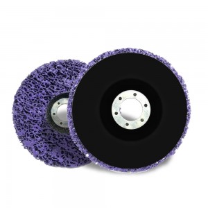 125 X 22mm Purple Clean Strip Flap Disc nrog Fiberglass Base