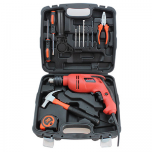 12PCS Impact Electric Drill Set in blow case