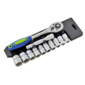 12 PCS Socket Wrench Tool Set(3/8″)