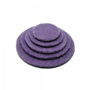 3 ″/5″/6″ Purple Woll Auto Poléieren Buffing Pad