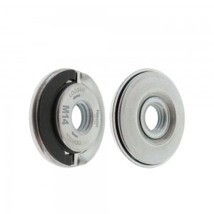 Angle Grinder M14 Threaded Inner and Outer Nut Flange Pressure Plate ລັອກດ້ວຍຕົນເອງ