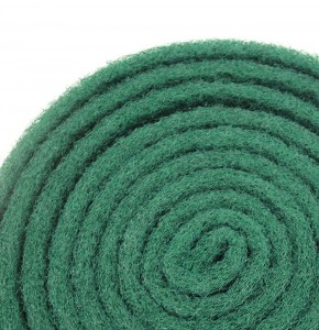 Green Non woven Scouring Pad Roll