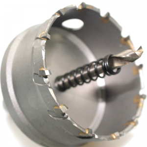 10 pirasong TCT Carbide Tip Hole Cutter Kit na may Pilot Drill Bits