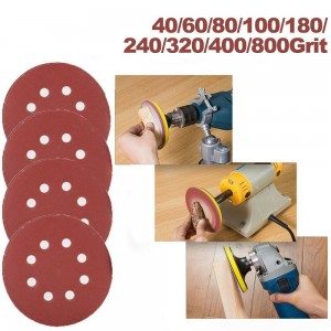 Abrasive poléieren Tools Hook Loop Sanding Discs Sandpapier Pads