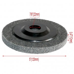 Disco de rueda de pulido de nailon para acero inoxidable y preparación de superficies
