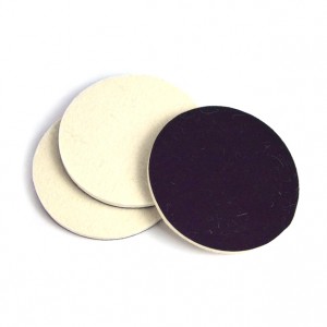Discos de pulido de fieltro autoadhesivos de 5 polgadas para acabados de superficies altas