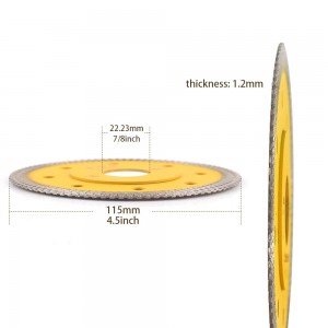 4-дюймовый алмазный фарфоровый пильный диск