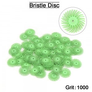 Bristle Disc Brushes mo te whakairo karihi oro, Grit 80# -1000#