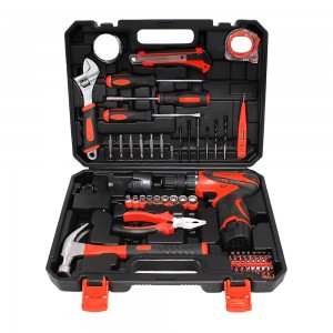 68PCS Household Drill Tool Set nga adunay Blow Case